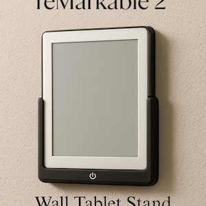 Soporte de pared reMarkable 2 / Soporte minimalista para tableta impreso en 3D