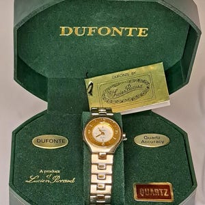 Dufonte Lucien Piccard Vintage Gold Watches - Etsy display picture 3