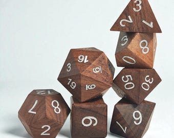 Juego de rol DND de madera para juegos de rol