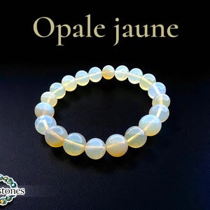 Australian opal ~ bracelet 18cm ~ 10mm - round beads ~ natural stone