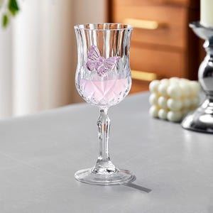 Creative bow goblet|red wine glass|champagne glass|cocktail glass|wine set|cocktail set|embossed wine glass|wedding wine glass