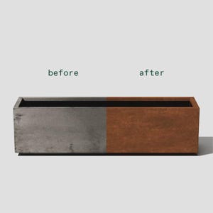 Professional Corten Steel Rust Activator Kit | Weathering Steel Patina Accelerator | DIY Rust Treatment | Metal Aging Solution