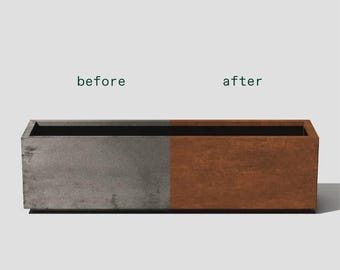 Corten-Stahlrost-aktivator-kit: Weathering-steel-patina-lösung