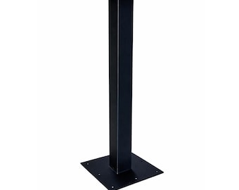 Pfosten 60x40 mit Ankerplatten für Zaun