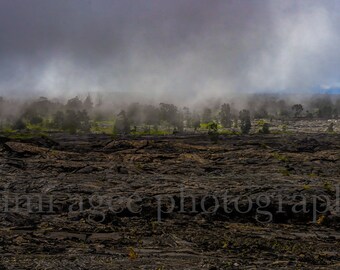 DIGITAL PRINT Lava Field