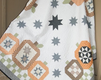 PUMPKIN SQUARE LANE Herbst Quilt PATTERn digitaler Download Konditorei Designs