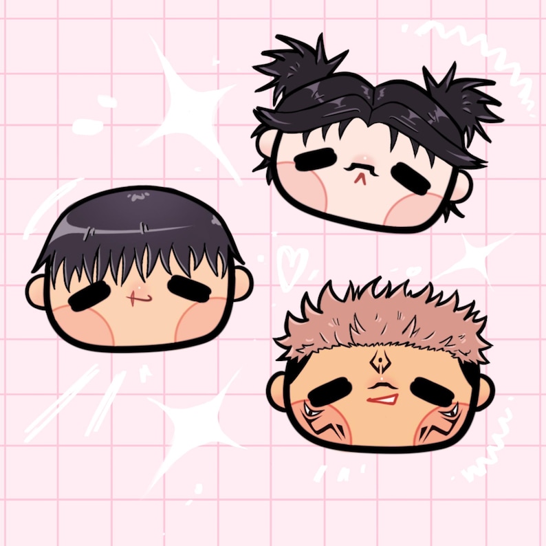 Jujutsu Jjk Vinyl Stickers [SET 1] | Cute Stickers | Fanart | Anime ...