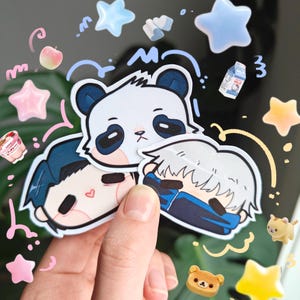 Jujutsu jjk Vinyl Stickers [SET 4] | Cute Stickers | Fanart | Anime | Chibi | Manga | Anime Stickers Set | Sticker Pack