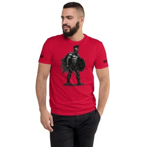 Spartan T-shirt Gym, Spartan, Warrior shirt, Gif for him, Boxing, Gym shirt, Gym, Real men shirt, unisex tee, Spartan shirt