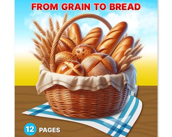 Bread Making Flashcards: Food & Farming Learning Cards (PDF Download) Ages 5-10
