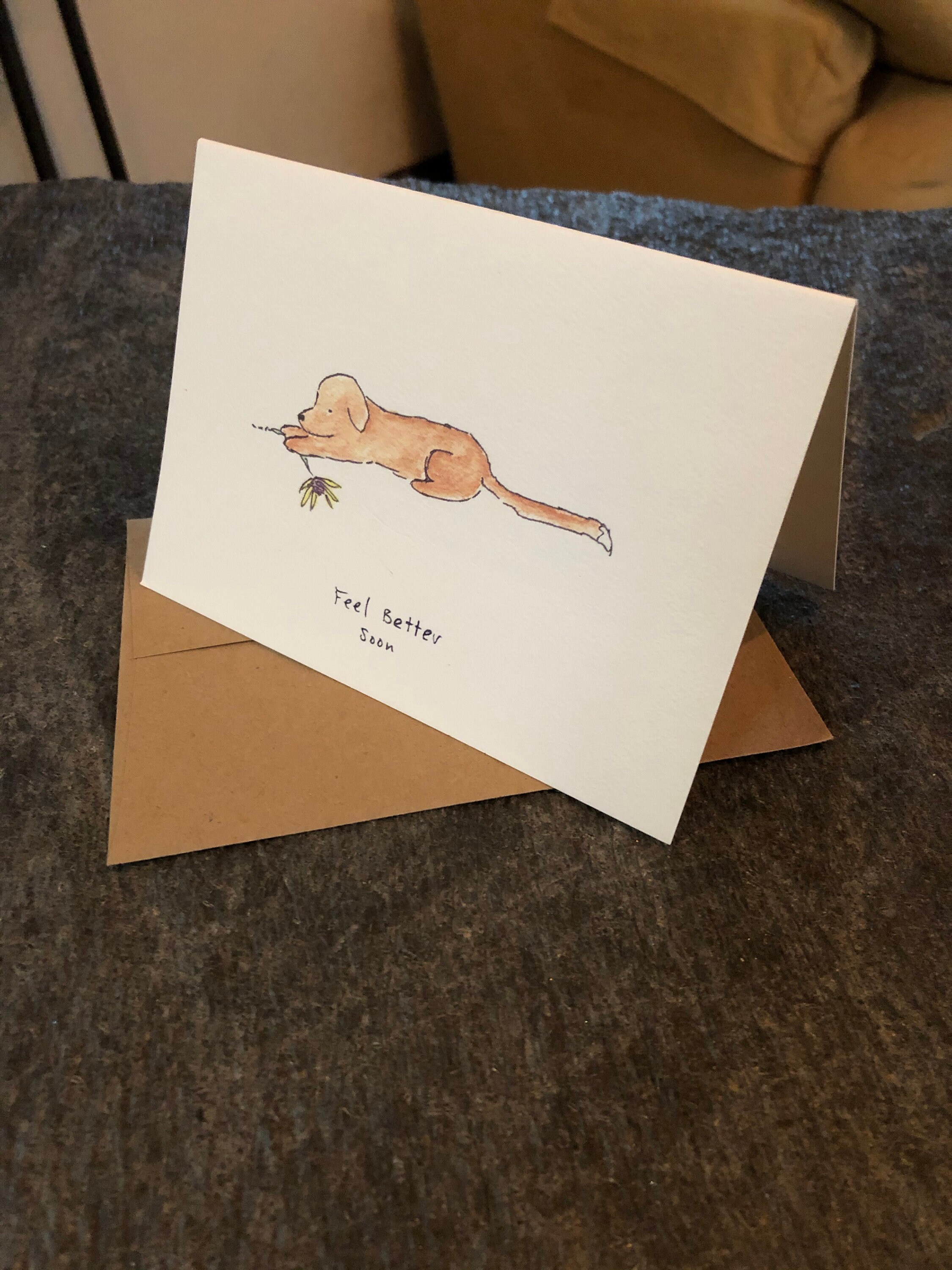 XL SIZE Get Well Soon Greeting Card For Him Male Boy's Men Large...