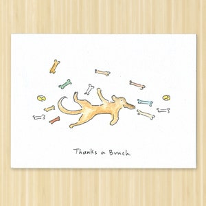 Dog card. Note Card. Thank You Card. Dog Card. Dog Note Card. Dog Lover Card. Dog Greeting Card. Blank Dog Card. Cute Dog. Hand Drawn.