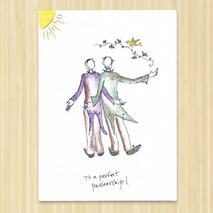 Gay Wedding Card. Same Sex Wedding. Male Wedding. Mr. And Mr. Card. Gay Wedding. Male Couple Card. Gay Anniversary Card. Same Gender Card.