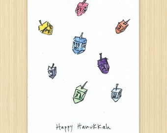 10 Card Pack. Dreidel Cards. Hanukkah Cards. Variety Pack. Hanukkah Dreidel. Jewish Holiday Card. Chanukah Cards. Hand Drawn Cards