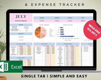 Hoja de cálculo para la planificación presupuestaria: Seguimiento financiero mensual y anual (Excel, Google Sheets)