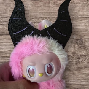 Labubu Maleficent   - Labubu clothes, Villian labubu , Labubu Headband