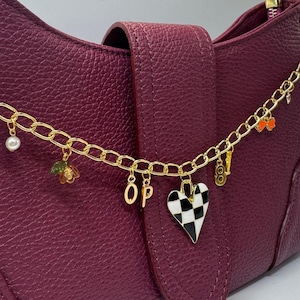 Oscar Piastri F1 Bag Charm: Driver Initials, McLaren Team Colors, Papaya, #81