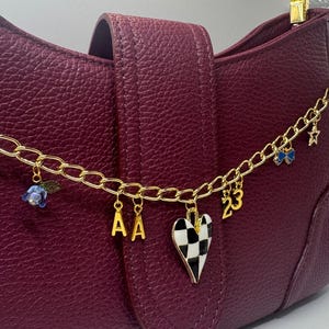 Alex Albon Formula 1 Driver Bag Chain – Driver Initials & Numbers + Williams Team Color Charms – Formula 1 Bag Accessory