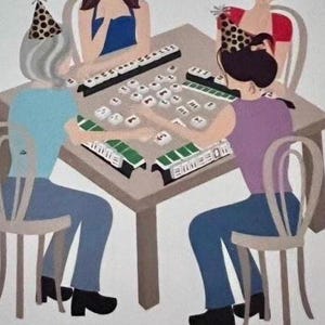 Mahjongg Greeting Cards  with envelopes 12 in the pack Holiday Cards