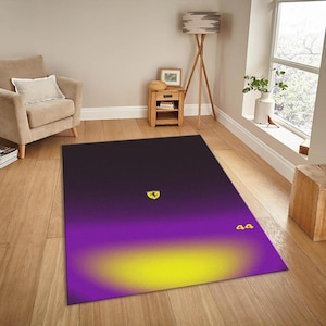 Formula 1 Rug, Ferrari Rug, Aesthetic Rug, Popular Rug, Modern Rug, Ferrari Decor, Bedroom Rug, Living Room Rug, Area Rug, Ferrari F1 Rug