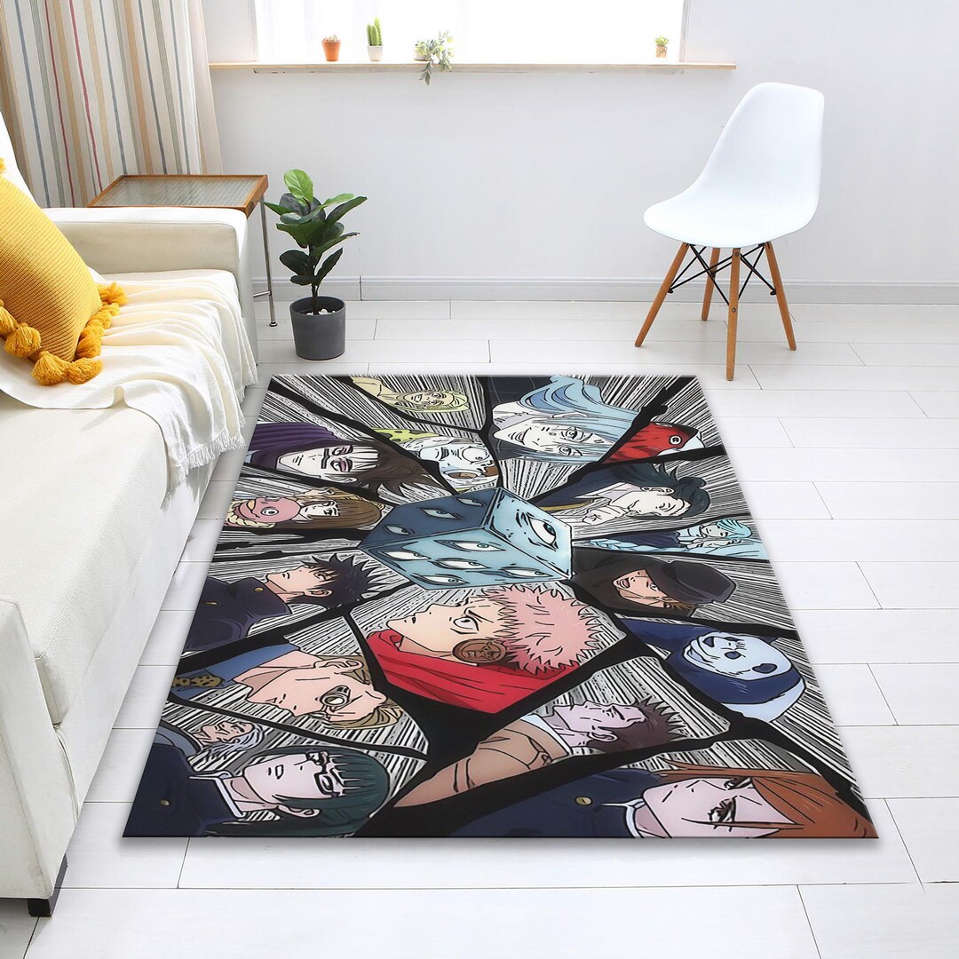 Jujutsu Kaisen Anime Rug, Custom Game Room Decor - Etsy Australia