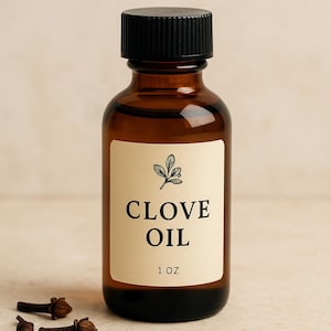 Clove Oil 1oz | 100 Pure Essential Oil | Natural Aromatherapy Oil | Massage & Skin Care | Organic Clove Bud Oil for DIY Wellness