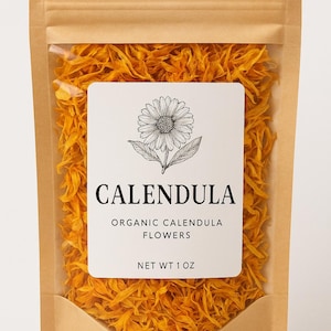 Calendula Herbal Extract | Natural Skin Soother | Organic Calendula Flowers