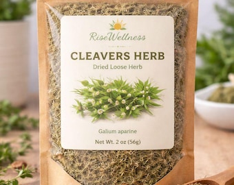 Dried Cleavers Herb (Galium aparine) | Loose Leaf Herbal Tea