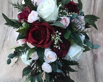 Cascading Bridal Bouquet Etsy