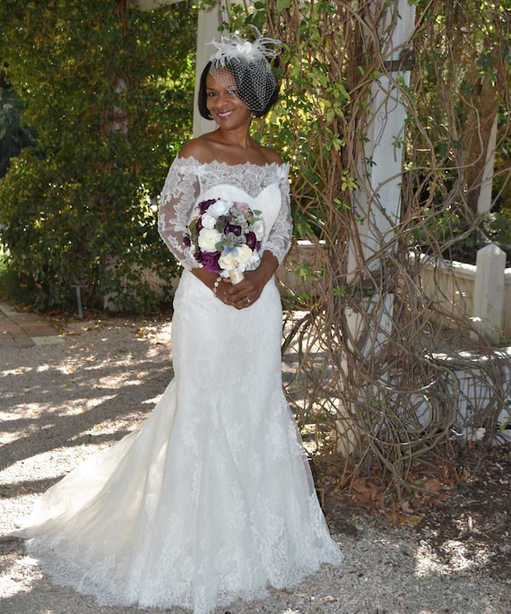 Plum purple wedding dress 2025