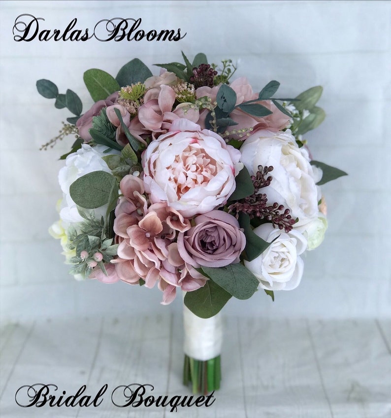 Dusty Rose Flower Bouquet