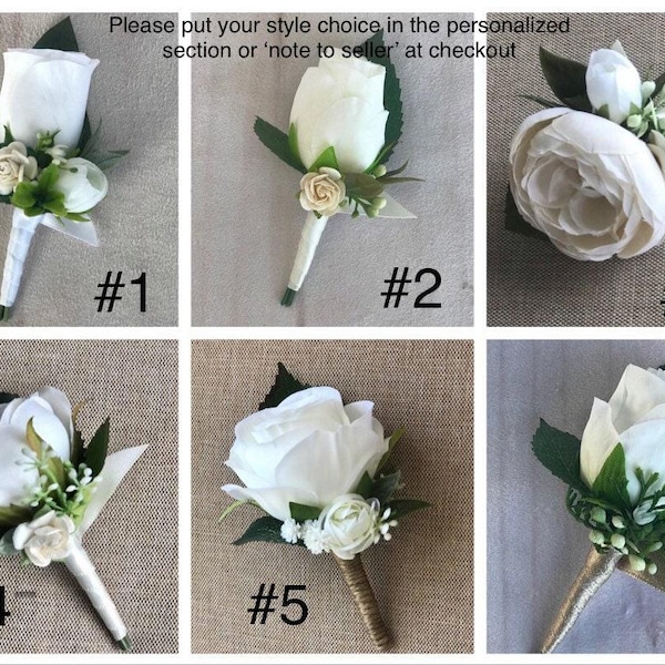 White boutonnière, groom boutonnière, white wedding flower, rose boutonnière, white groomsmen boutonnière, boutineer, white groom flower