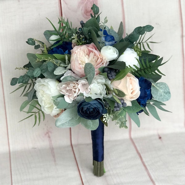 Make Me Blush Floral Foulard Navy main image 0
