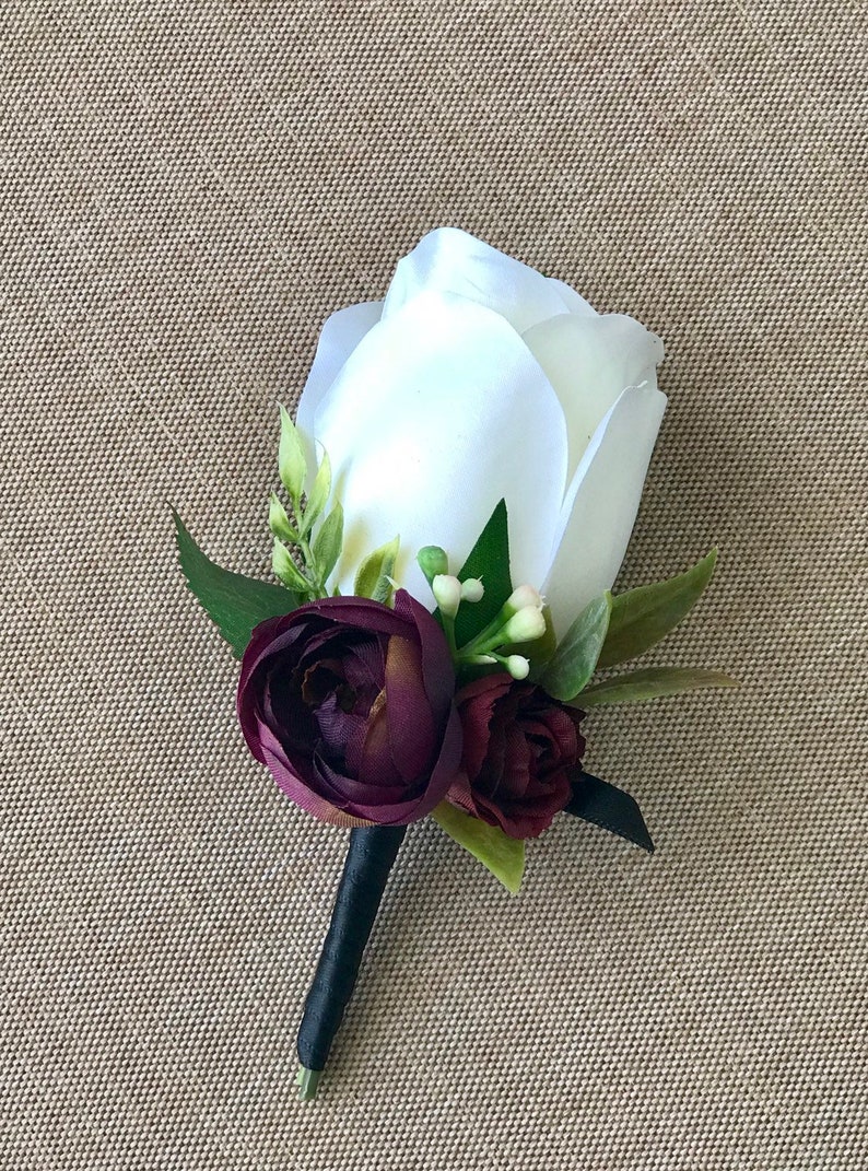 Wedding bouquet, Wine Blush Plum bouquet, Bridal bouquet, Silk Floral bouquet, Wine bouquet, Faux bouquet, Burgundy bouquet, Wedding flowers image 9