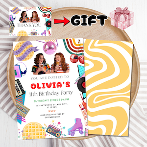 Stranger things birthday invite,Printable Girl Birthday Invitation,eleven invitation template,stranger things birthday,Upside Down Party 80s