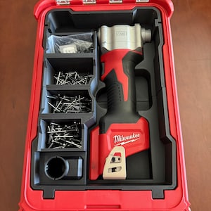 Milwaukee M12 klinknagelpistool VERPAKKING-inzetstuk – opberger