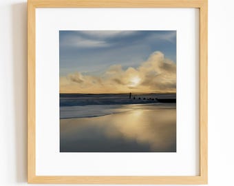 Digital Print - Hand-painted print of Southbourne Beach - Dorset