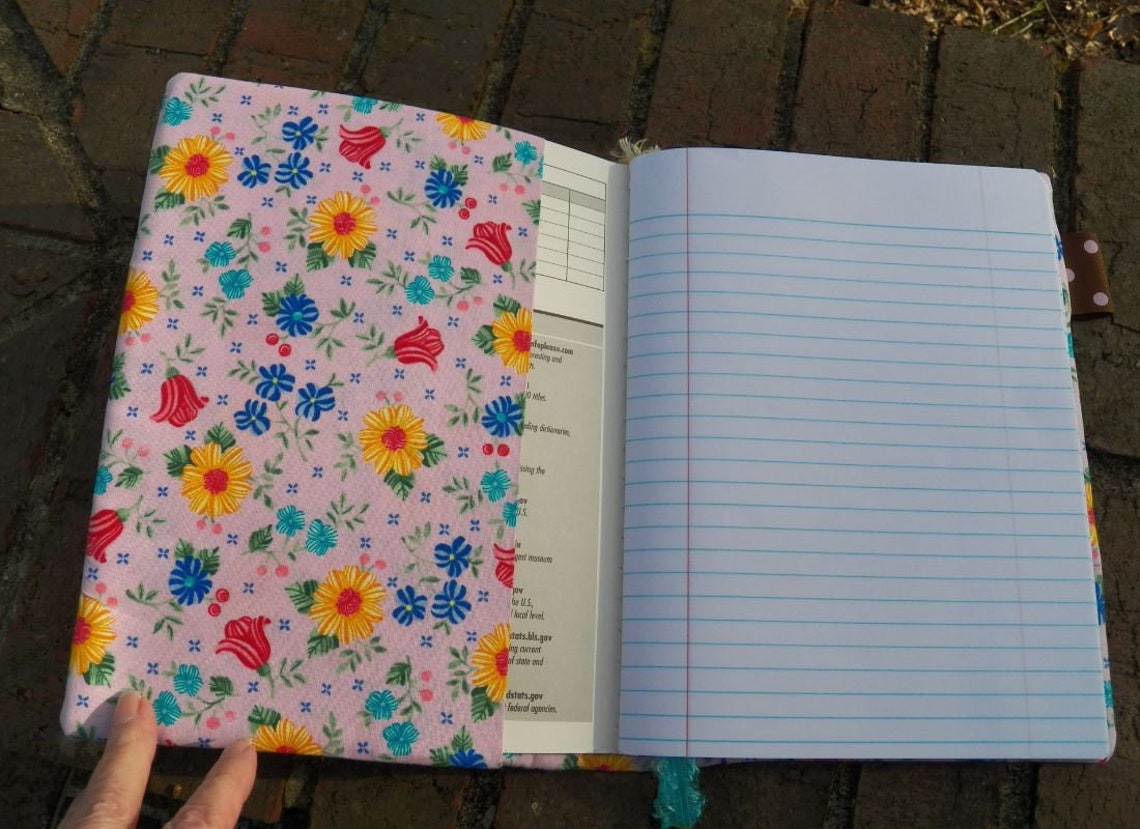 Book Cover IntheHoop Machine Embroidery Journal quick & easy Etsy