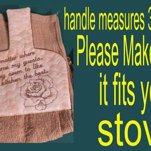 Towel Topper In-the-Hoop Machine Embroidery Towel Topper Hanging Dishtowel quick & easy 7&quot;wide x 9&quot;tall Serve your guest