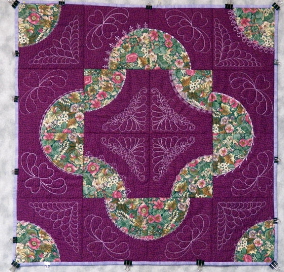 Inthehoop Drunkards Path 7.5x7.5 Machine Embroidery Quilt Etsy