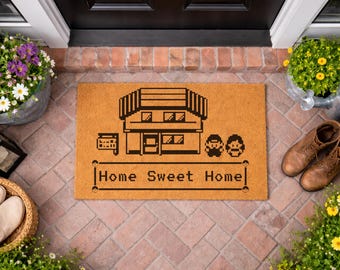 Video Game Doormat: Home Sweet Home Coir Mat