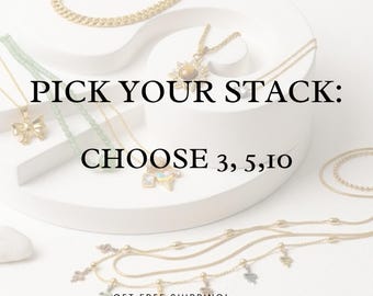 Paquete de pulseras personalizadas: acero inoxidable chapado en oro de 18 quilates, resistente al agua y al deslustre.