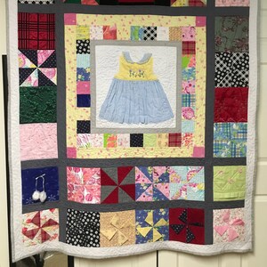 Custom Baby Clothing Memory Quilt - Sentimental Keepsake Memory Quilt from baby or children’s clothes!
