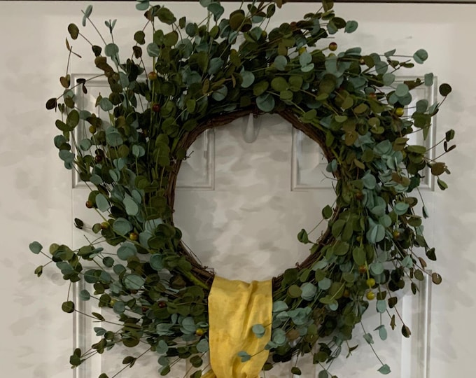 Custom Monogrammed Sash Easter Bunny Wreath Sash Spring Door Decor Handcrafted Easter Sash Monogram Wreath Easter Egg (wreath not included)