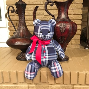 Memory Bear Keepsake Bear Loved Ones Memory Bear
