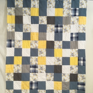 Handmade Baby Quilt crafted from Repurposed Bridesmaid Dresses Baby Quilt Made from Bridesmaids Dresses