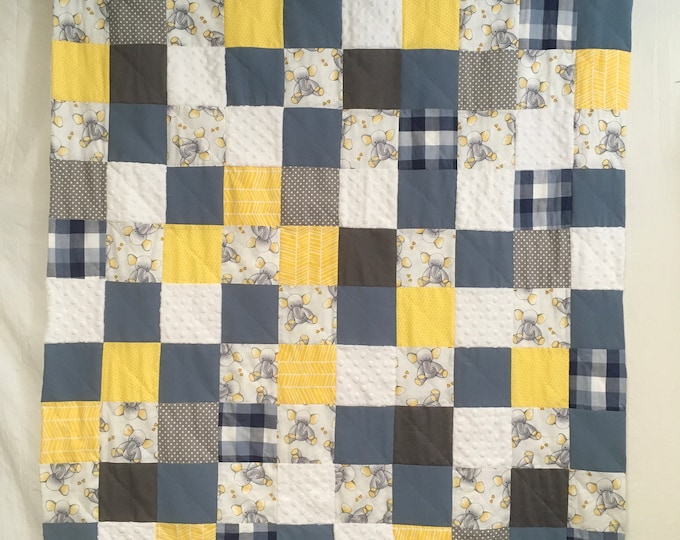 Handmade Baby Quilt crafted from Repurposed Bridesmaid Dresses Baby Quilt Made from Bridesmaids Dresses