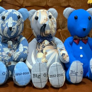 Personalized Memory Bear: Cherish the Memories with a Customized Keepsake from Clothing Memory Keepsake Bear
