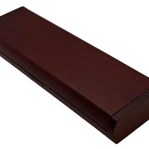 Rosewood Wooden Case for Two Pens - Rectangular