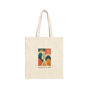 Travel Inspired Cotton Tote Bag, Everyday Shopping Tote, Unique Travel Design, Traveler Gift, Reusable Grocery Bag, Eco-Friendly Canvas Bag